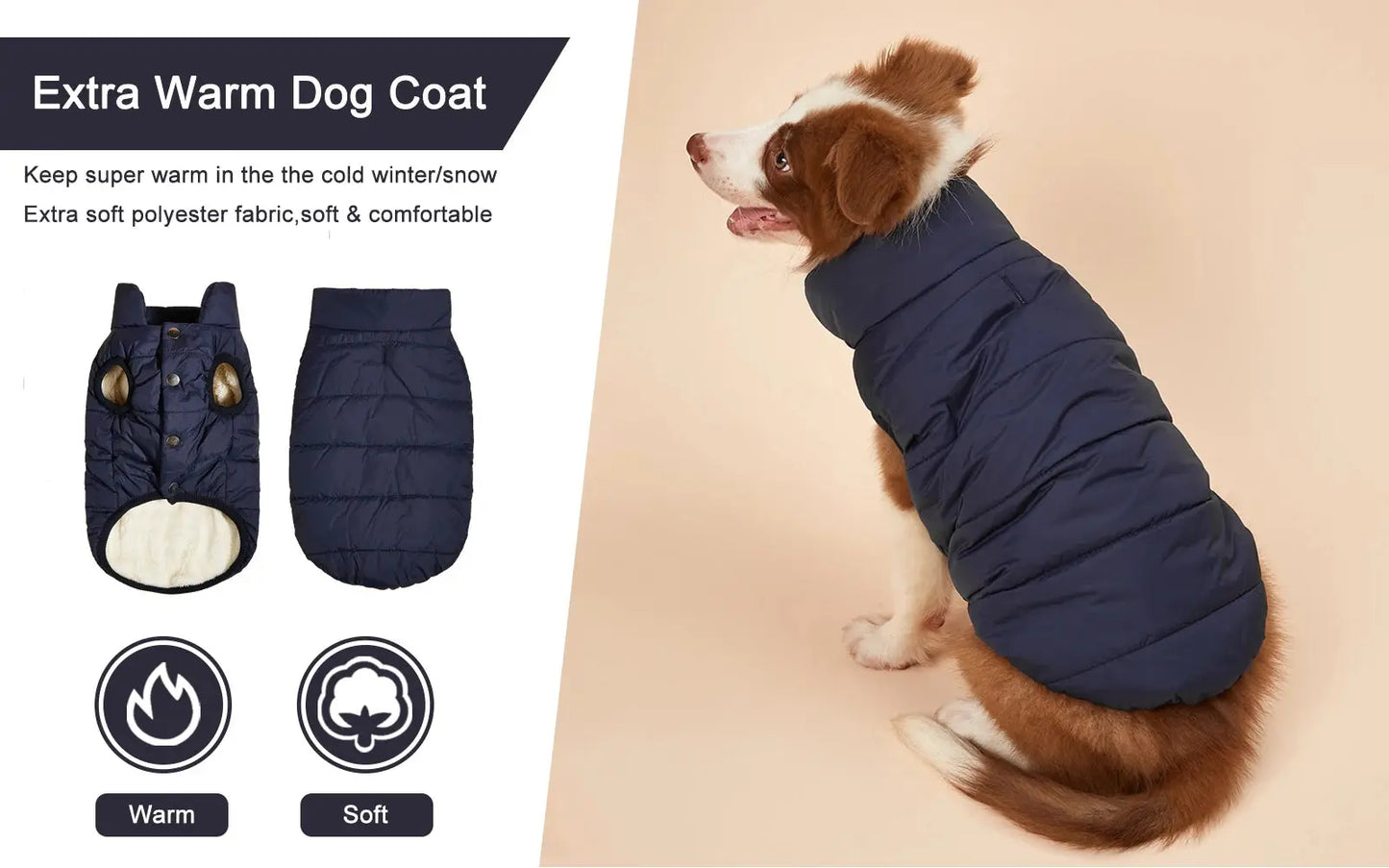 Winter Pet Coat Product vendor