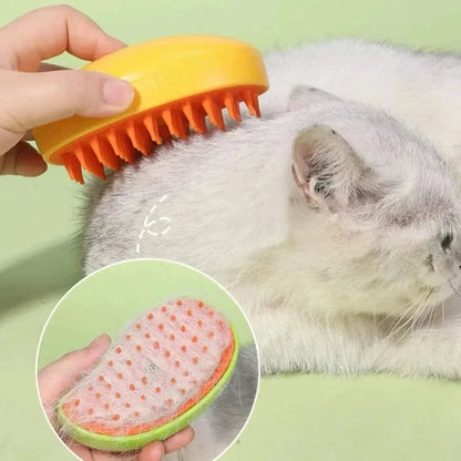 Cat Steam Brush Dog Massage Comb 3 in 1 Electric Spray Brush Pet Hair Removal Combs for Dogs Grooming Brush Supplies - PetPamper