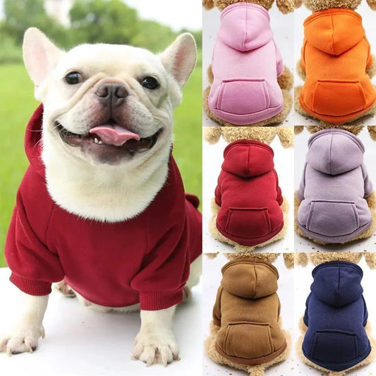 Cozy Dog Hoodie – Soft Hooded Sweatshirt for Small to Medium Dogs - Pet Pampers Store